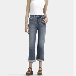 Time and Tru Women's Cropped Boyfriend Jeans